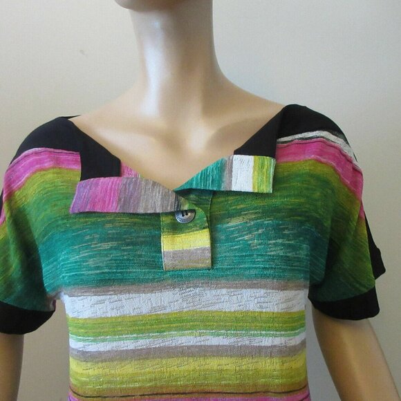 Designs by S.A.D Women's Small Semi-Sheer Tunic Top New With Tags - Picture 2 of 4